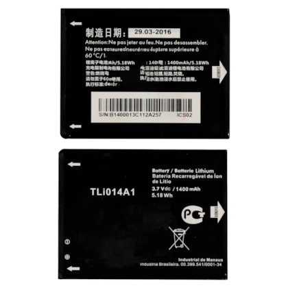 BATERIA ALCATEL ONE TOUCH M POP (TLI014A1)