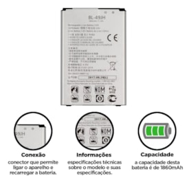 Bateria LG K4 (BL49JH)