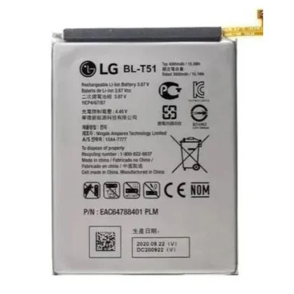 Bateria LG  K42 - K52 - K62 - K62 PLUS MAX (BLT51)