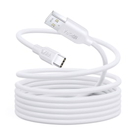 CABO USB + TIPO C CARREGAMENTO/DADOS USB 2.0 A/C 2.1A 1M (CAB237B) BRANCO