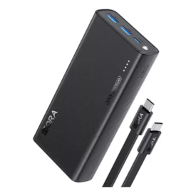 CARREGADOR PORTATIL 20.000 MAH POWER BANK SUPER RAPIDO 1HORA (GAR158N)