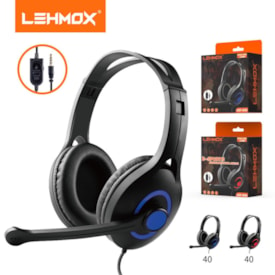 Fone Gamer Para Pc Ps4 Xbox One Swicth e Celular Lehmox LEF-1051