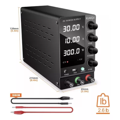 Fonte De Alimentacao Digital Kuaiqu 30V 10A SPS-C3010 220V