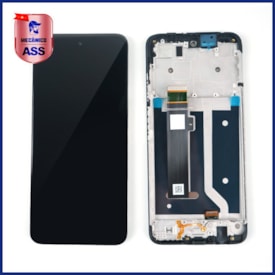 Frontal Moto G34 Com Aro Mecanico Skytech Pro - Preto