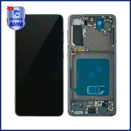 Frontal Samsung S21 5G Com AroMecanico Skytech Pro - Preto