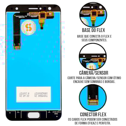 Frontal Tela Display LCD Asus Zenfone 4 Selfie - Skytech