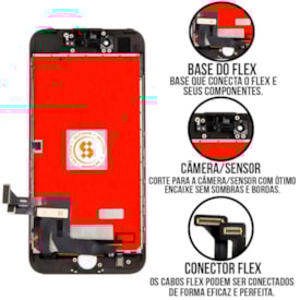 Frontal Tela Display LCD iPhone 7 - Skytech