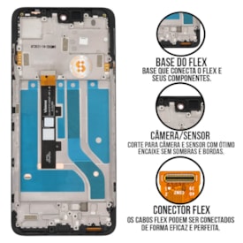 Frontal Tela Display LCD Motorola Edge 20 Lite - Skytech