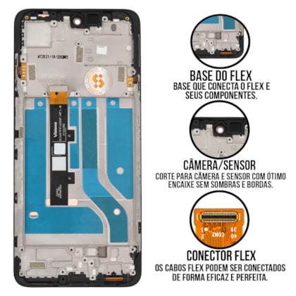 Frontal Tela Display LCD Motorola Edge 20 Lite - Skytech