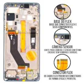 Frontal Tela Display LCD Motorola Edge 20 Pro - Skytech