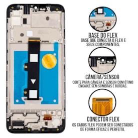 Frontal Tela Display LCD Motorola Moto E20 - Skytech