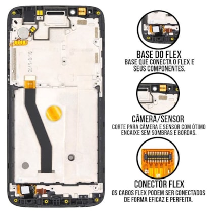 Frontal Tela Display LCD Motorola Moto E5 Play - Skytech