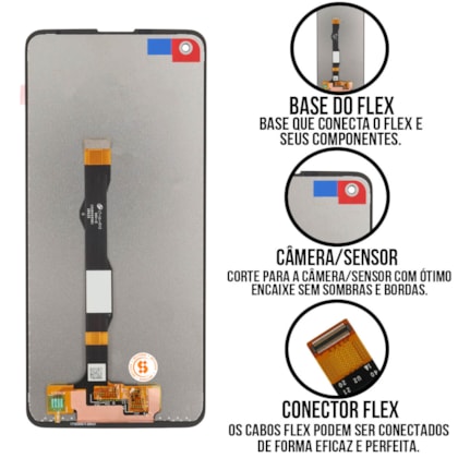 Frontal Tela Display LCD Motorola Moto G Power - Skytech