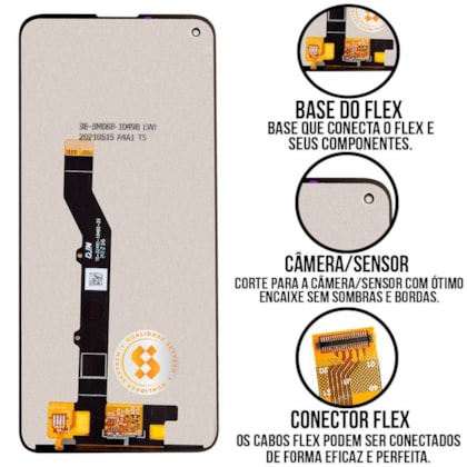Frontal Tela Display LCD Motorola Moto G Stylus 2021 - Skytech