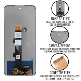 Frontal Tela Display LCD Motorola Moto G22 - E32 - E32S - Skytech