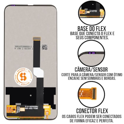 Frontal Tela Display LCD Motorola One Fusion Plus - Skytech