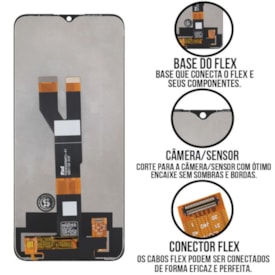 Frontal Tela Display LCD Realme C11 2021- C20 - C21 - Narzo 50I - Skytech