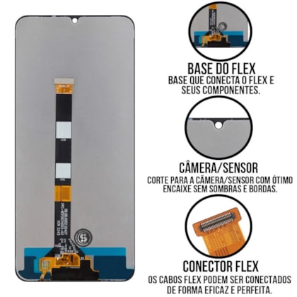 Frontal Tela Display LCD Realme Note 50 - C51 - Skytech