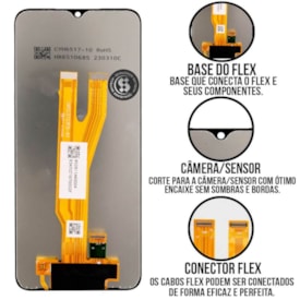 Frontal Tela Display LCD Samsung Galaxy A03 Core - Skytech