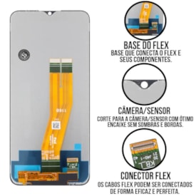 Frontal Tela Display LCD Samsung Galaxy A04E - Skytech