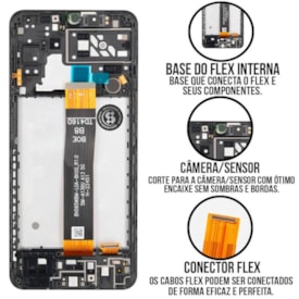 Frontal Tela Display LCD Samsung Galaxy A04S - A13 5G - Skytech