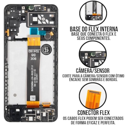 Frontal Tela Display LCD Samsung Galaxy A04S - A13 5G - Skytech
