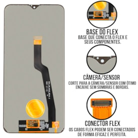 Frontal Tela Display LCD Samsung Galaxy A10 - M10 - Skytech