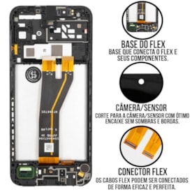 Frontal Tela Display LCD Samsung Galaxy A14 5G - Skytech
