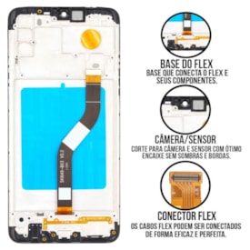 Frontal Tela Display LCD Samsung Galaxy A20S - Skytech