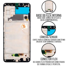 Frontal Tela Display LCD Samsung Galaxy A32 4G - Skytech