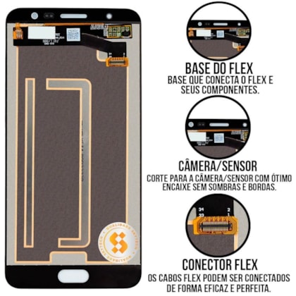 Frontal Tela Display LCD Samsung Galaxy J7 Prime - Skytech