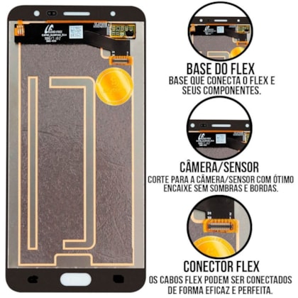 Frontal Tela Display LCD Samsung Galaxy J7 Prime - Skytech