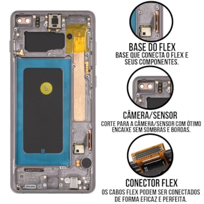 Frontal Tela Display LCD Samsung Galaxy S10 Plus - Skytech