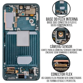Frontal Tela Display LCD Samsung Galaxy S22 - Skytech
