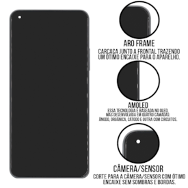 Frontal Tela Display LCD Xiaomi Mi 11 Lite 4G - 11 Lite 5G Ne - Skytech