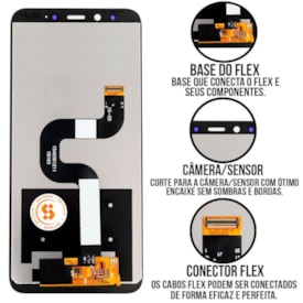 Frontal Tela Display LCD Xiaomi Mi A2 - Skytech