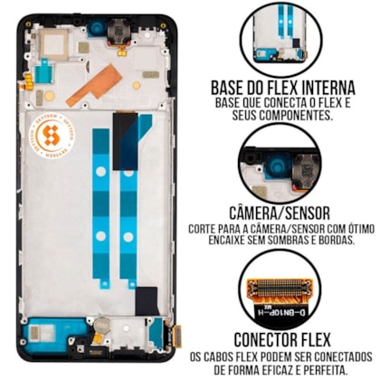 Frontal Tela Display LCD Xiaomi Redmi Note 11 Pro 4G - Poco X4 Pro 4G - X4 Pro 5G - Skytech