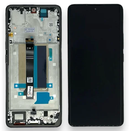 Frontal Tela Display LCD Xiaomi Redmi Note 13 Pro Plus Skytech Pro Com Aro - Preto
