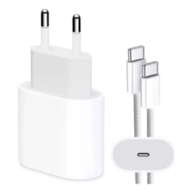 Kit Apple (Fonte + Cabo Tipo C + Tipo C)