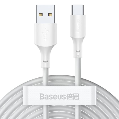 Kit Com 2 Cabos Usb + Tipo C 1.5M Simple Wisdom Baseus (TZCATZJ-02)