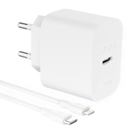 KIT FONTE + CABO COMPATIVEL COM IPHONE 20W 1M