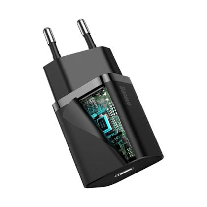 Kit (Fonte + Cabo Tipo C + Lightning) 20W 1M Baseus Super SI