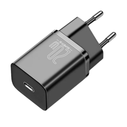 Kit Fonte Tipo C + Cabo Tipo C Para Lightning Super Si Quick Charger 20W 1M