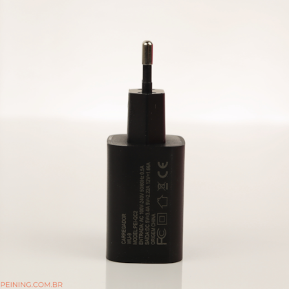 Kit Fonte Usb + Cabo Turbo 3.4A Peining