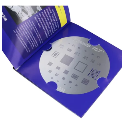 Kit Stencil De Tela Mechanic UFO Iphone 6 - 15 Pro Max 12 Peças