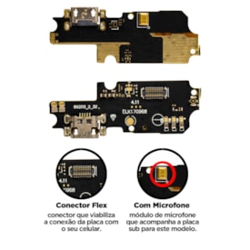 Placa Sub Asus Zenfone 3 Max 5.5