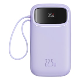 Power Bank Carregador Digital Qpow2 Tipo C + Lightning 22.5W 10000Mah Baseus