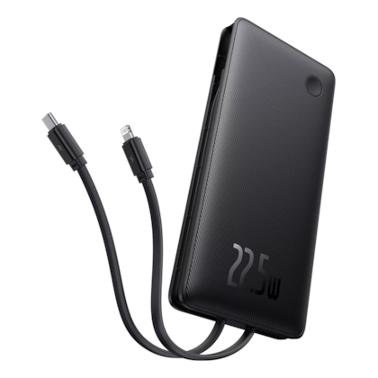 Power Bank Carregador Portatil Airpow Lite 10000Mah 22,5W Dual-Cabo