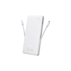 Power Bank Carregador Portatil Airpow Lite Dual-cabo 10000mah 22,5w