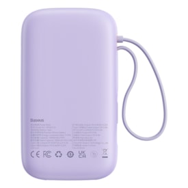 Power Bank Digital Baseus Qpow2 Tipo C + Lightning 22.5W 10000Mah